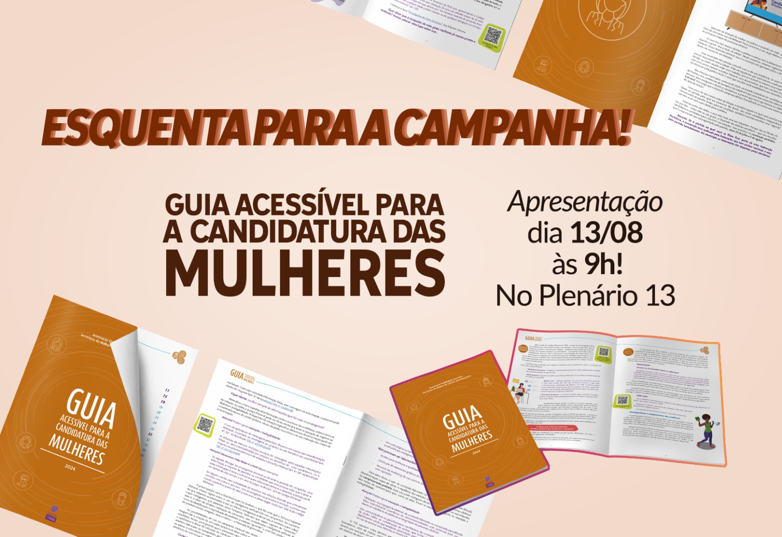 Esquenta para a campanha: Apresentação da Guia Acessível para Mulheres Candidatas