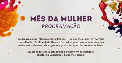 Cefor promove ações em homenagem às mulheres