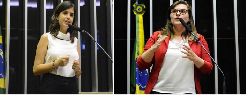 Deputadas Tabata Amaral e Marilia Arraes