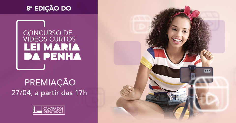 Card de divulgação da premiação do concurso