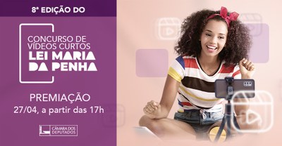 Card de divulgação da premiação do concurso