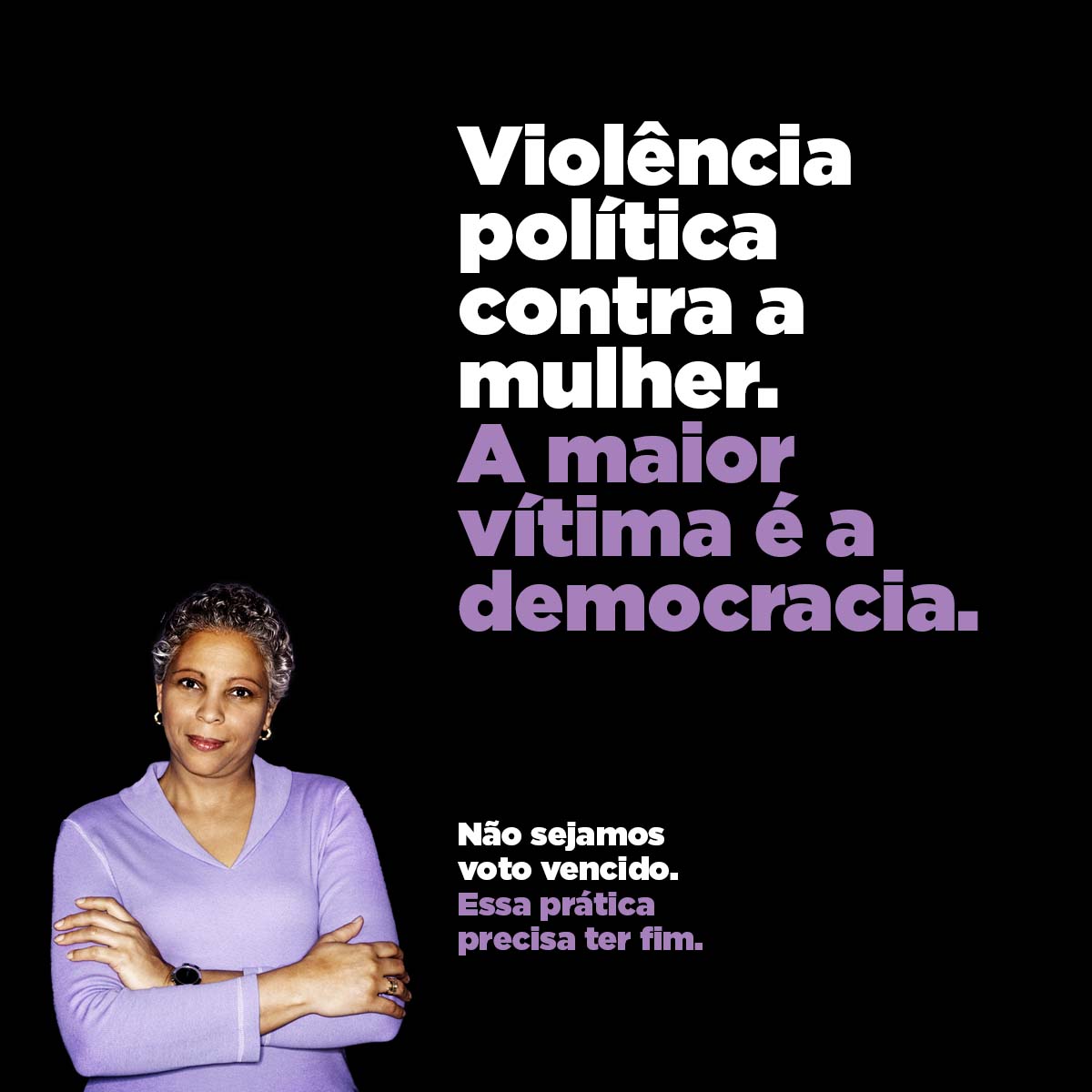 Campanha contra a violencia politica de genero