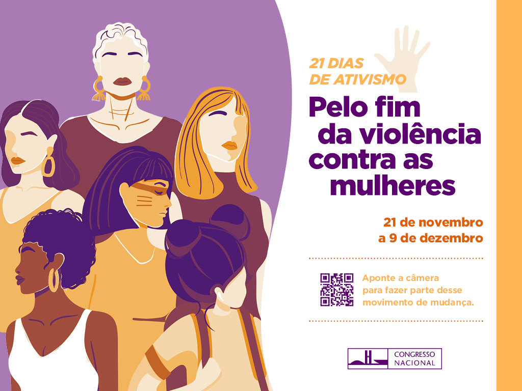 Campanha 21 dias de ativismo pelo fim da violência contra as mulheres