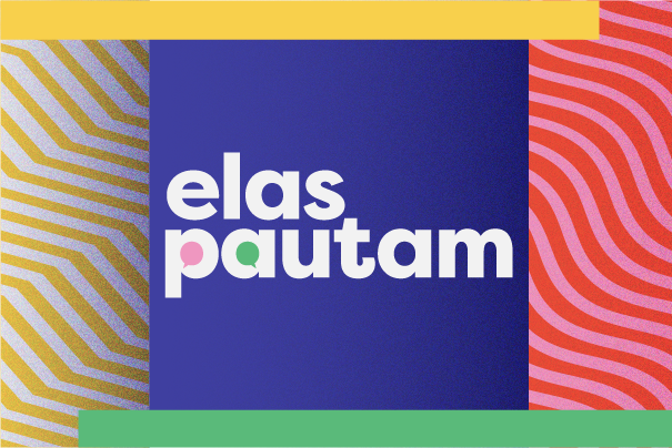 Logomarca do programa de TV Elas Pautam