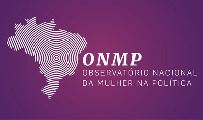 Logotipo do Observatório Nacional da Mulher na Política 