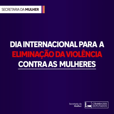 Dia internacional para eliminação da violência contra a mulher