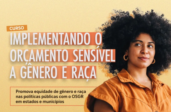 Curso orçamento sensível a gênero e raça 2026