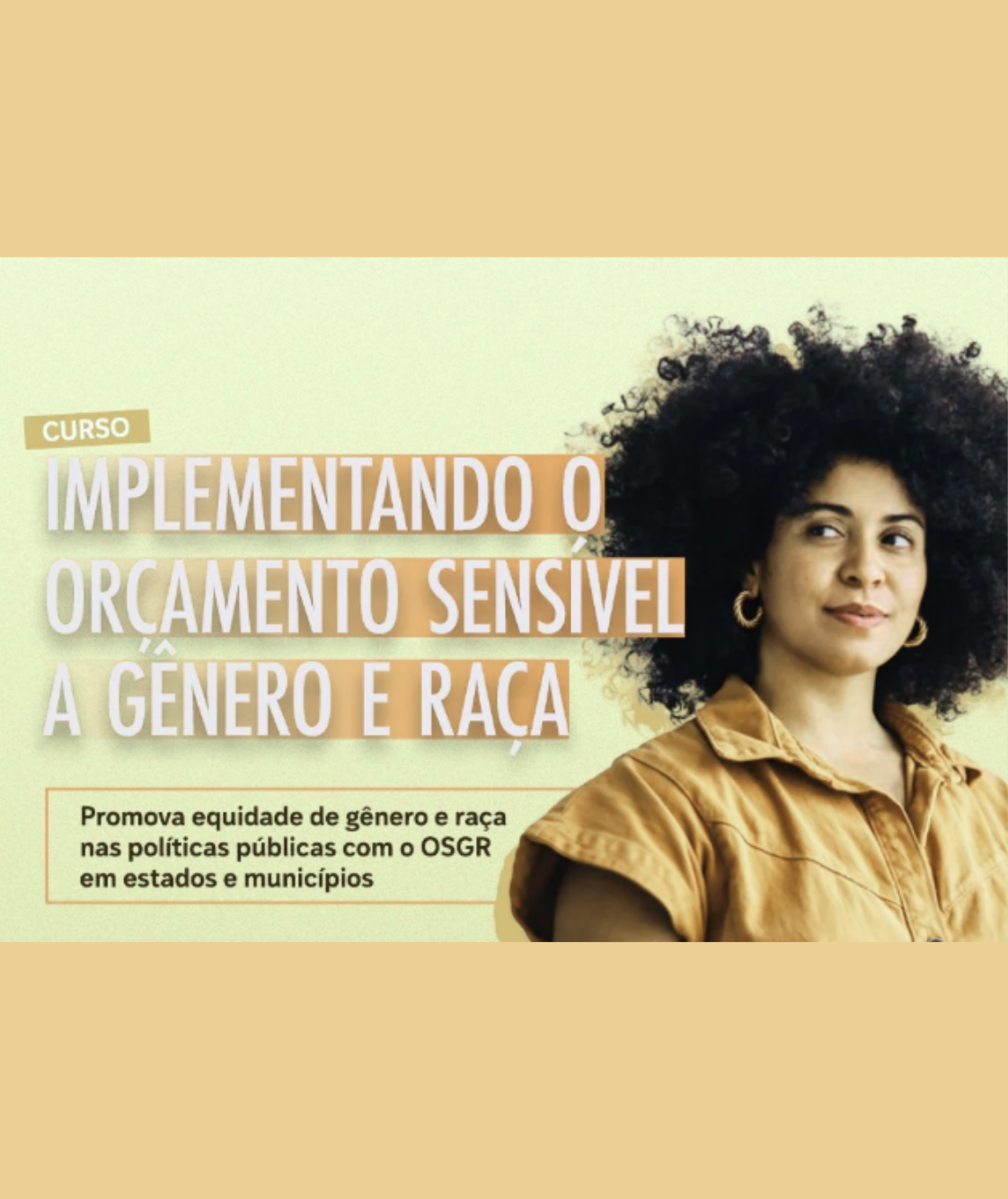 Orçamento sensível a gênero e raça curso 26
