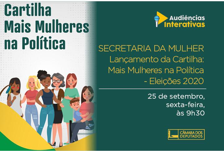 Lançamento da Cartilha Mais Mulheres na Política