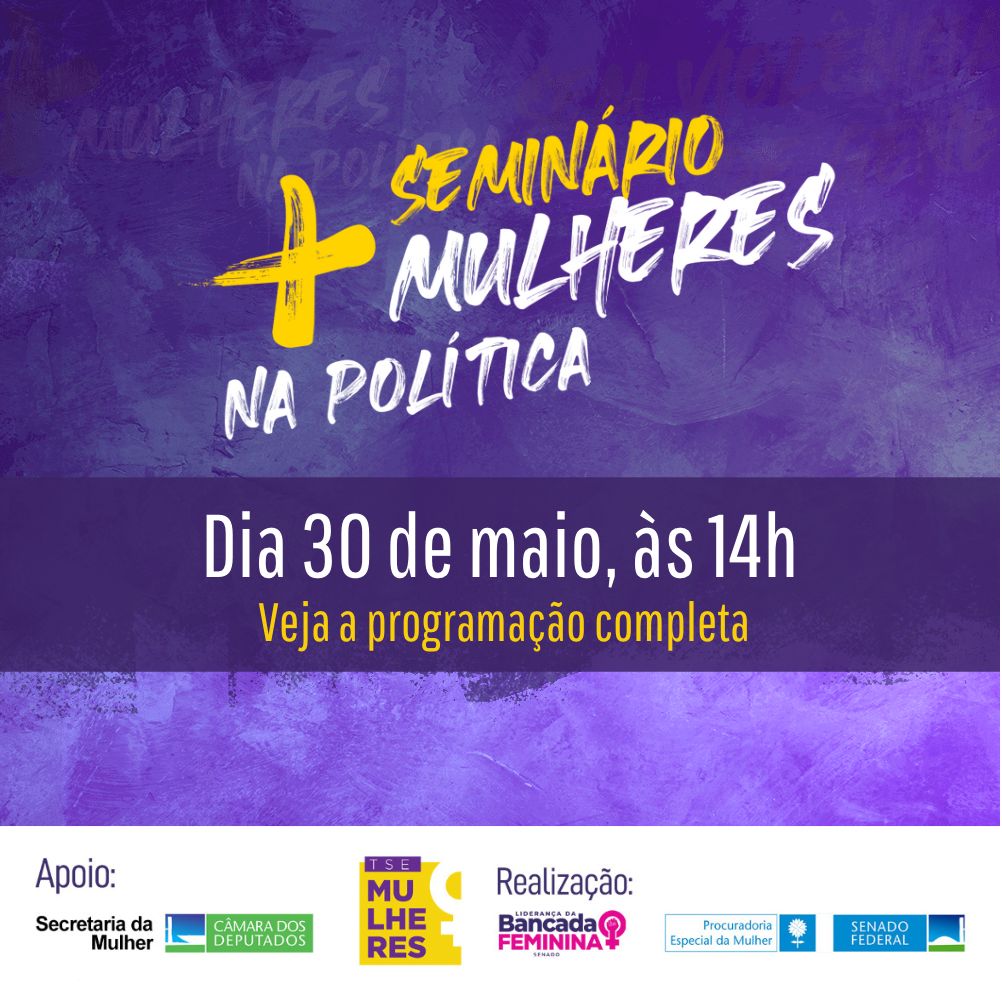 Seminário aborda importância de mais participação da mulher na política 