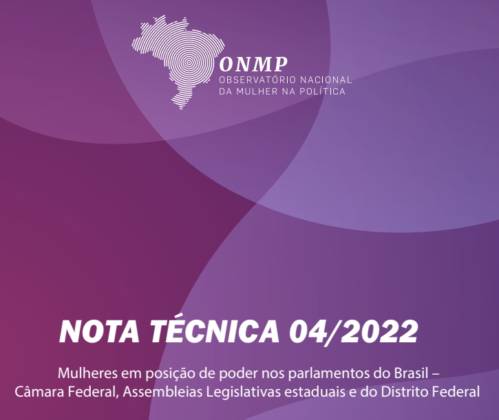 ONMP publica estudo que detalha sub-representação feminina em posições de poder nos parlamentos brasileiros