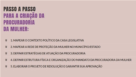 Cartilha Orienta Como Criar Procuradorias Da Mulher Nos Estados E ...