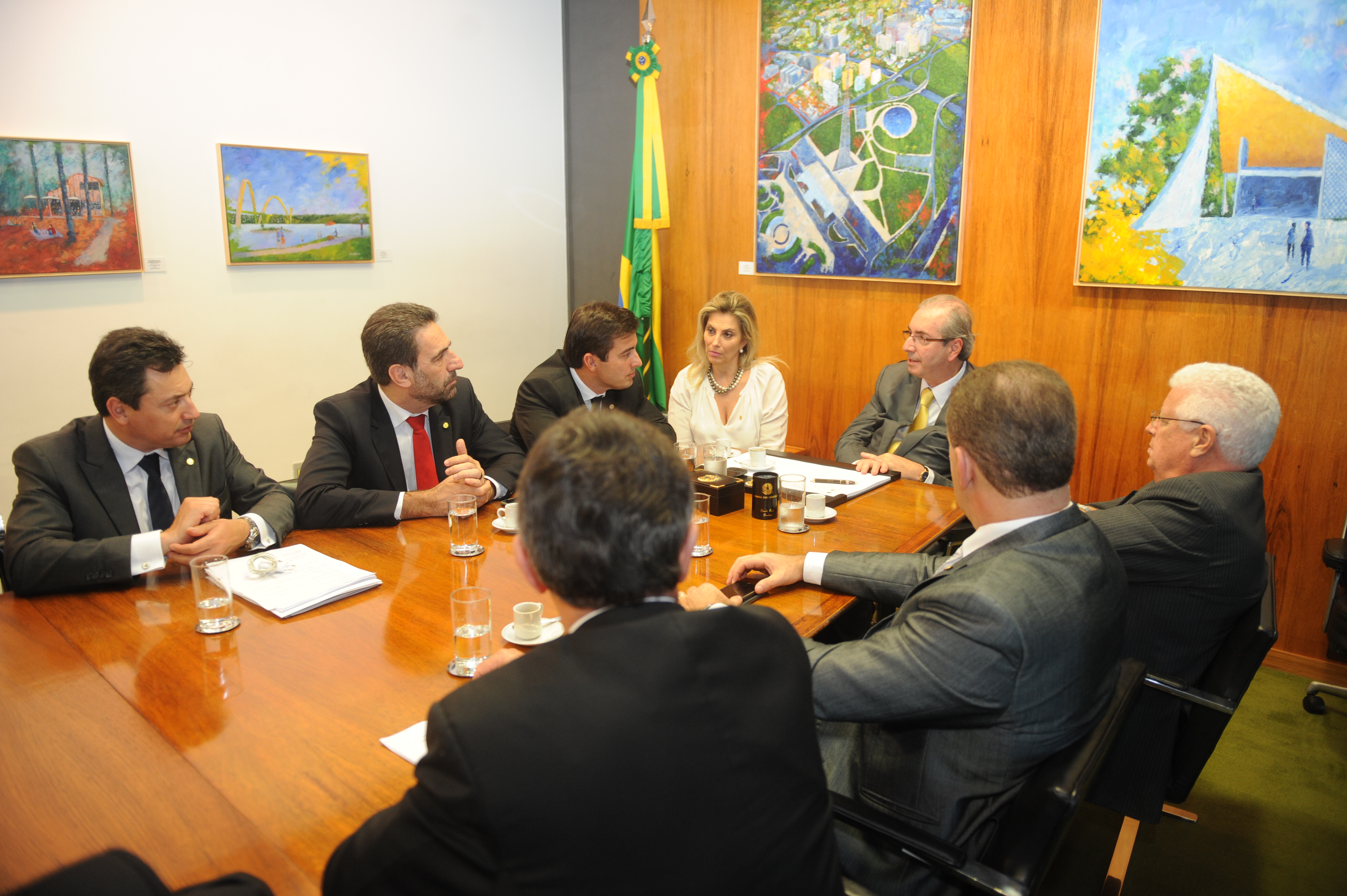 Eduardo Cunha recebe demandas de bancada do Paraná