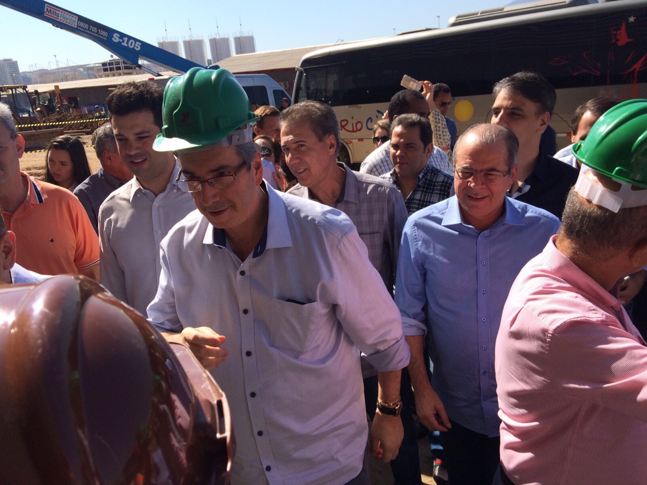 Eduardo Cunha visita obras dos Jogos Olímpicos no Rio