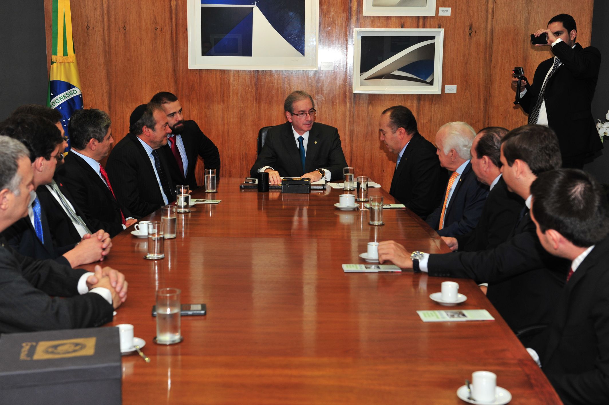 Embaixador de Israel visita a Câmara e se reúne com Eduardo Cunha