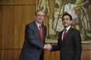 Presidente da Câmara recebe delegação de parlamentares do Chile