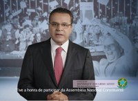 Henrique Alves faz pronunciamento em rede nacional de rádio e TV sobre os 25 anos da Constituição