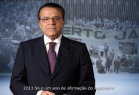 Henrique Alves faz balanço dos trabalhos em 2013 em rede nacional de rádio e TV 