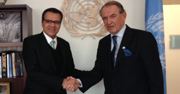 Alves encerra nesta segunda participação na audiência parlamentar da ONU