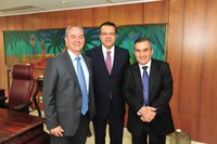 No Planalto, Henrique Eduardo Alves recebe líderes partidários