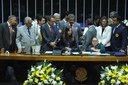 Presidente da Câmara inaugura reforma do Plenário para facilitar acesso de deputados com deficiência