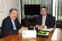 Presidente da Câmara recebe ministro da Educação