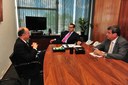 Presidente recebe prefeito para discutir previdências municipais e repasses ao Samu
