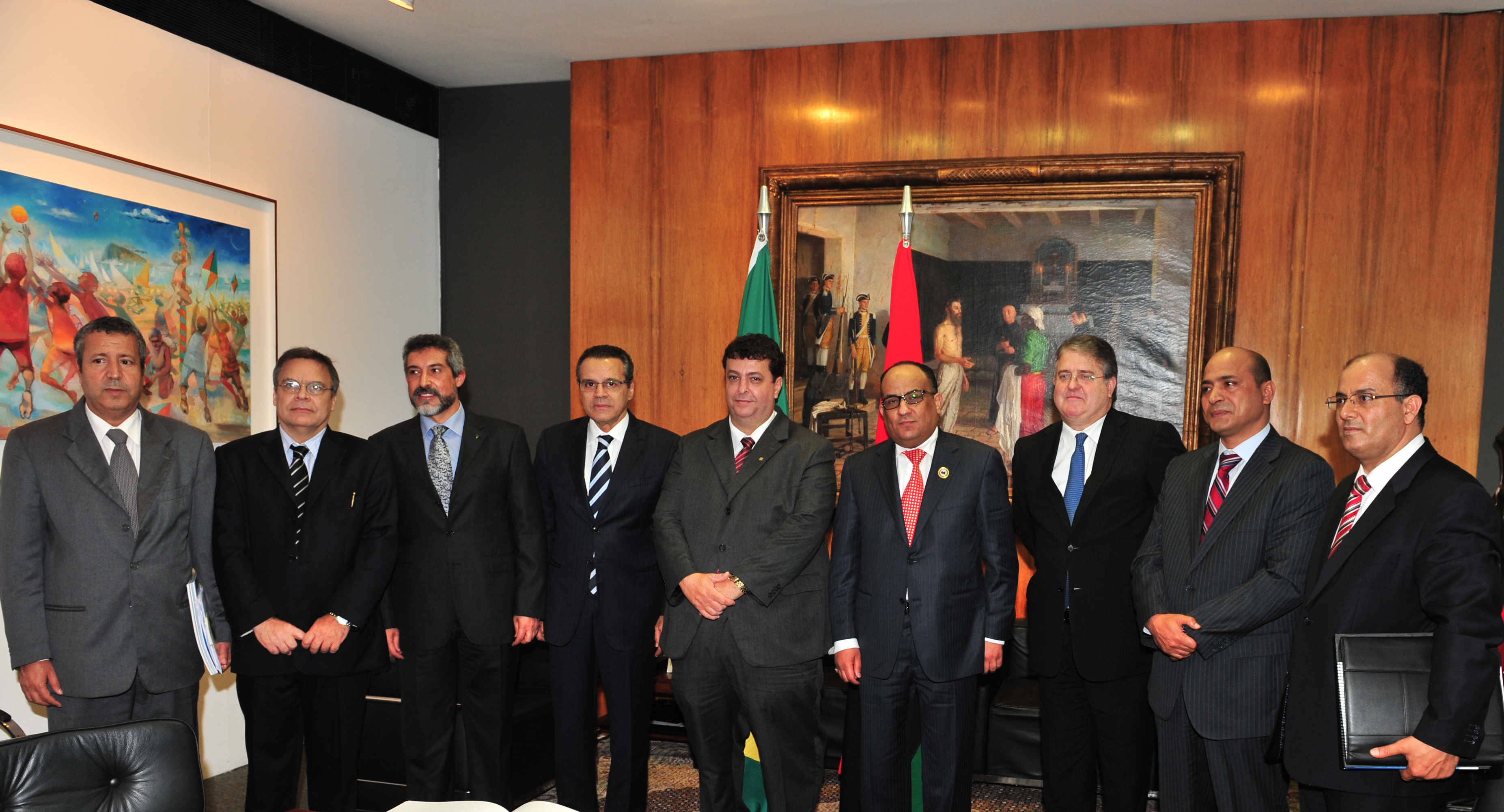 Presidente recebe visita oficial de delegação da Líbia 