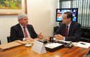 Procurador Geral da República entrega relatório de atividades a Henrique Alves