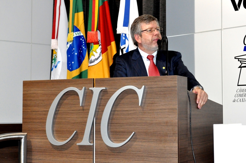 Em palestra a empresários em Caxias do Sul, Marco Maia fala sobre economia e a pauta do Congresso Nacional