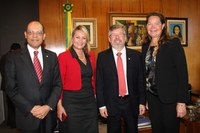 Embaixadora da Suécia debate com Marco Maia projeto que proíbe castigos corporais em crianças e adolescentes