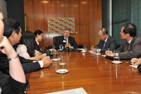 Marco Maia concede coletiva a jornalistas chineses