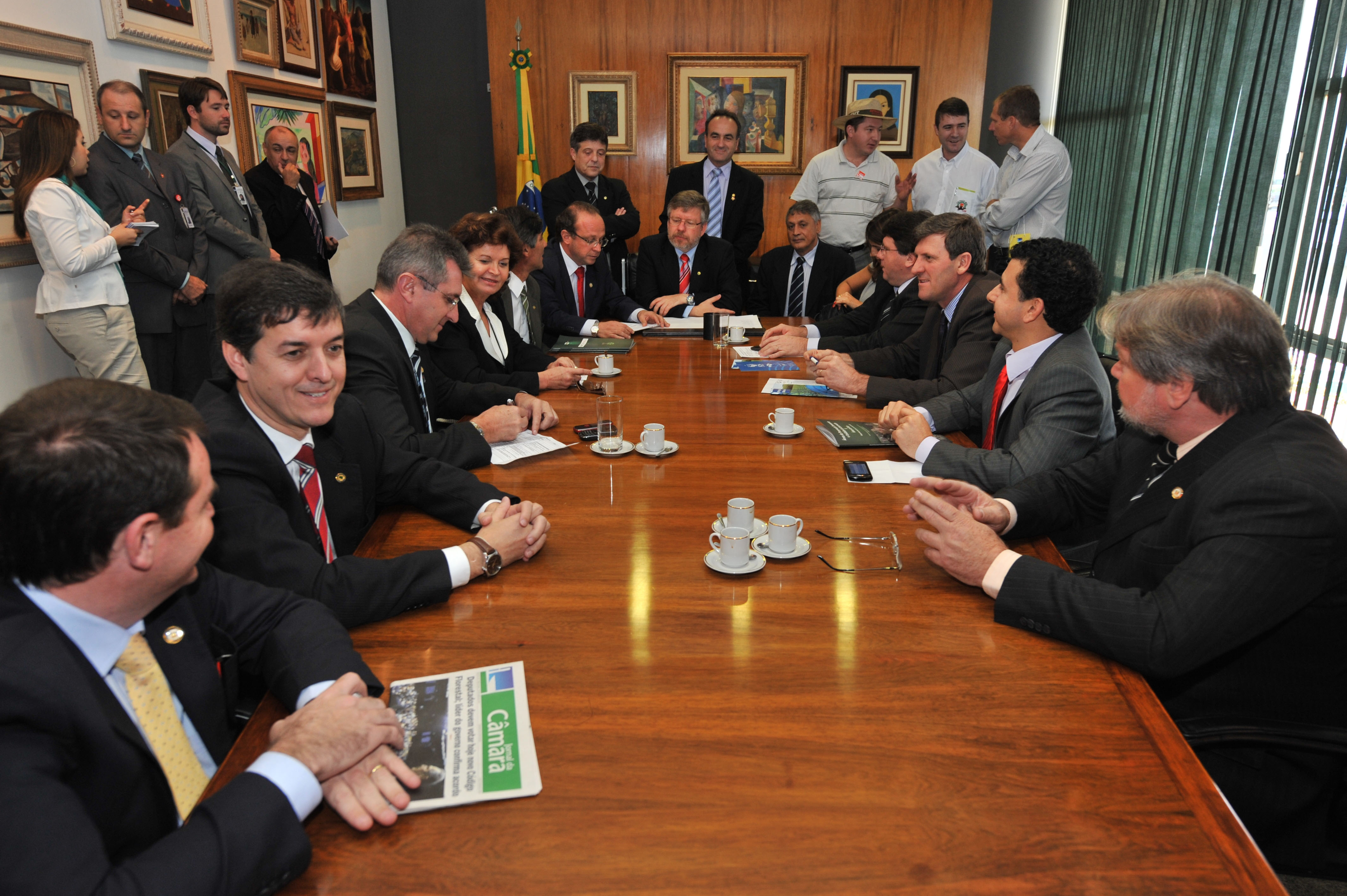 Marco Maia debate Código Florestal com deputados estaduais gaúchos