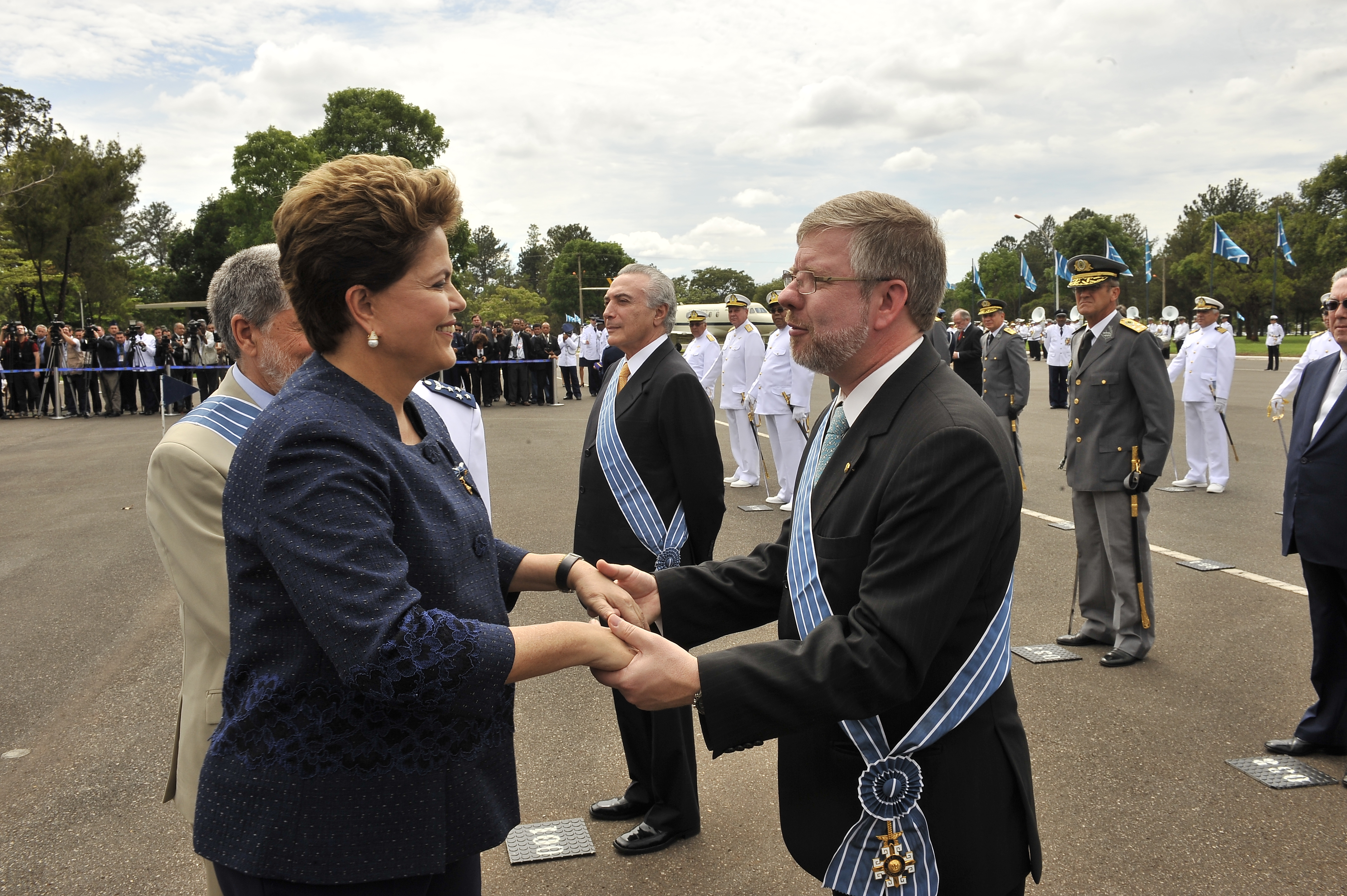 Marco Maia é agraciado com a medalha Grã-Cruz da Ordem do Mérito Aeronáutico
