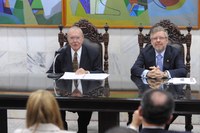 Marco Maia e José Sarney instalam o novo Conselho de Comunicação Social do Congresso Nacional