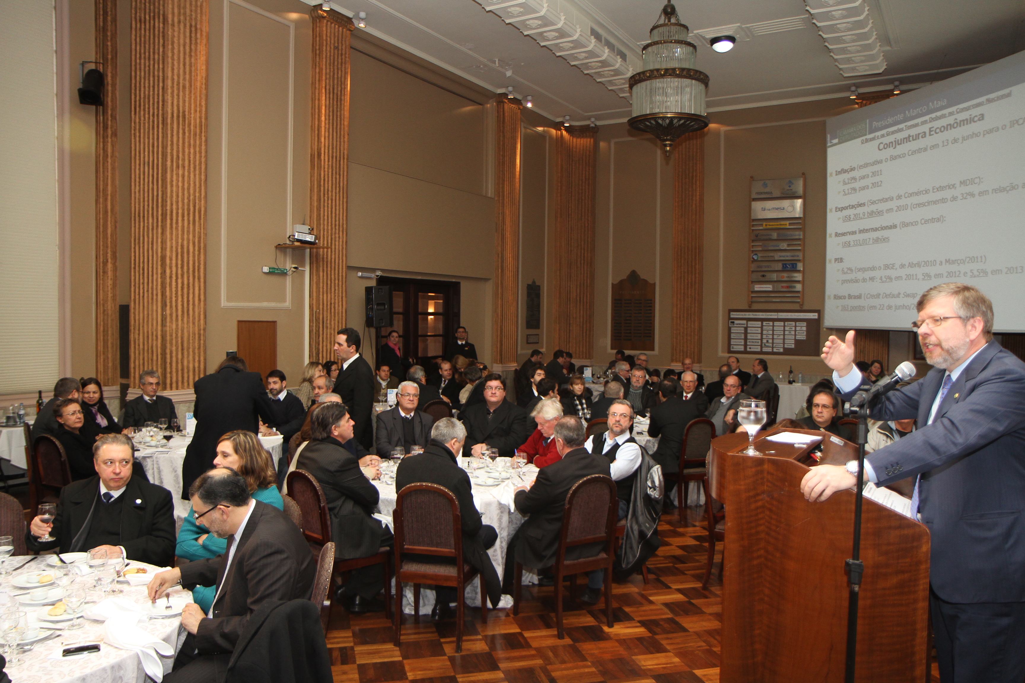 Marco Maia é o palestrante do "Tá na mesa" da Federasul