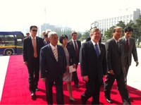 Marco Maia é recepcionado pelo vice-presidente da Assembleia Nacional da Coreia do Sul