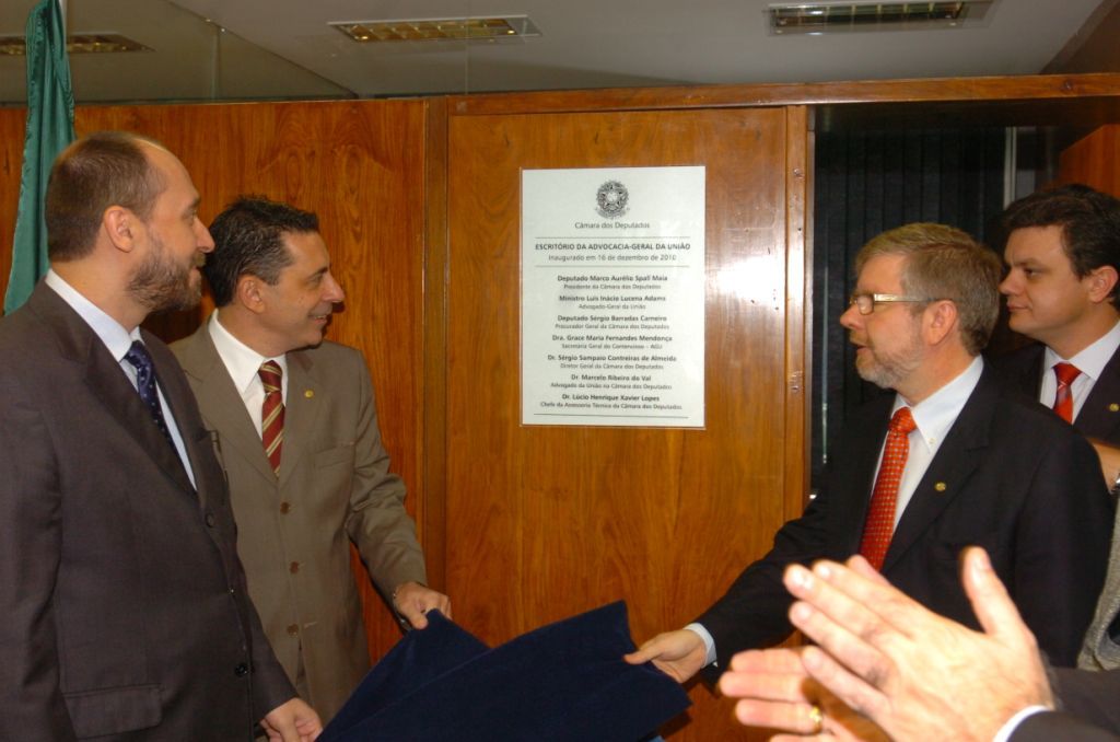 Marco Maia inaugura escritório da AGU na Câmara dos Deputados