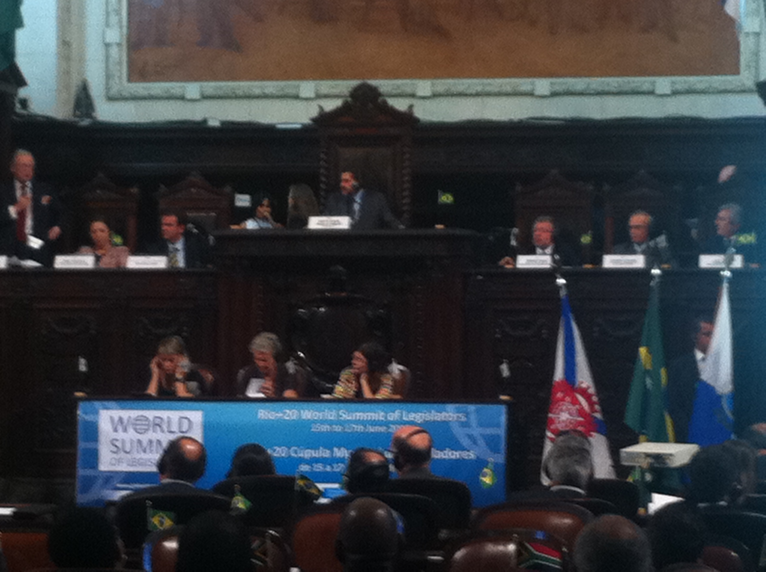 Marco Maia participa da abertura da Cúpula Mundial de Legisladores na Rio+20