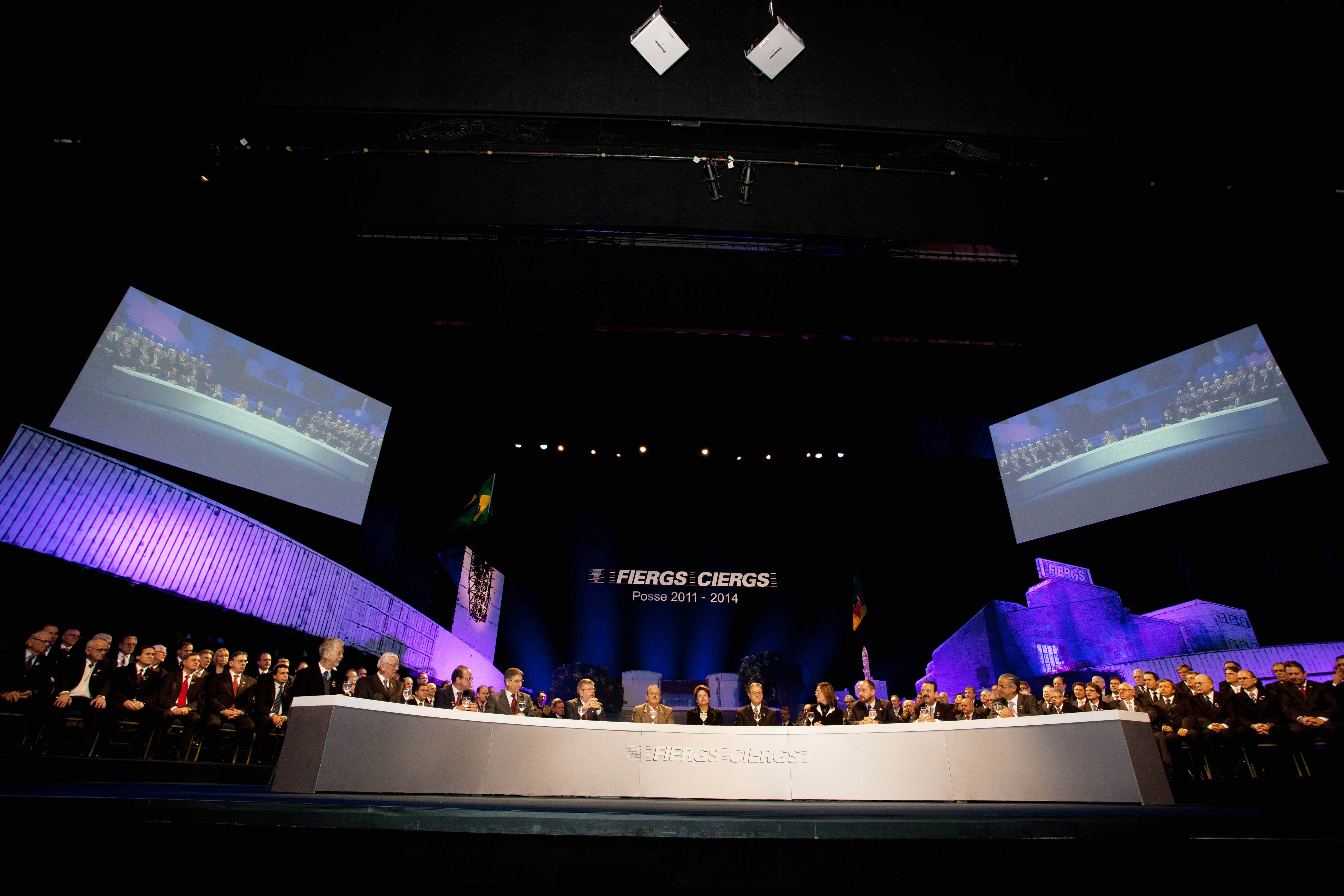 Marco Maia prestigia posse o novo presidente da Fiergs