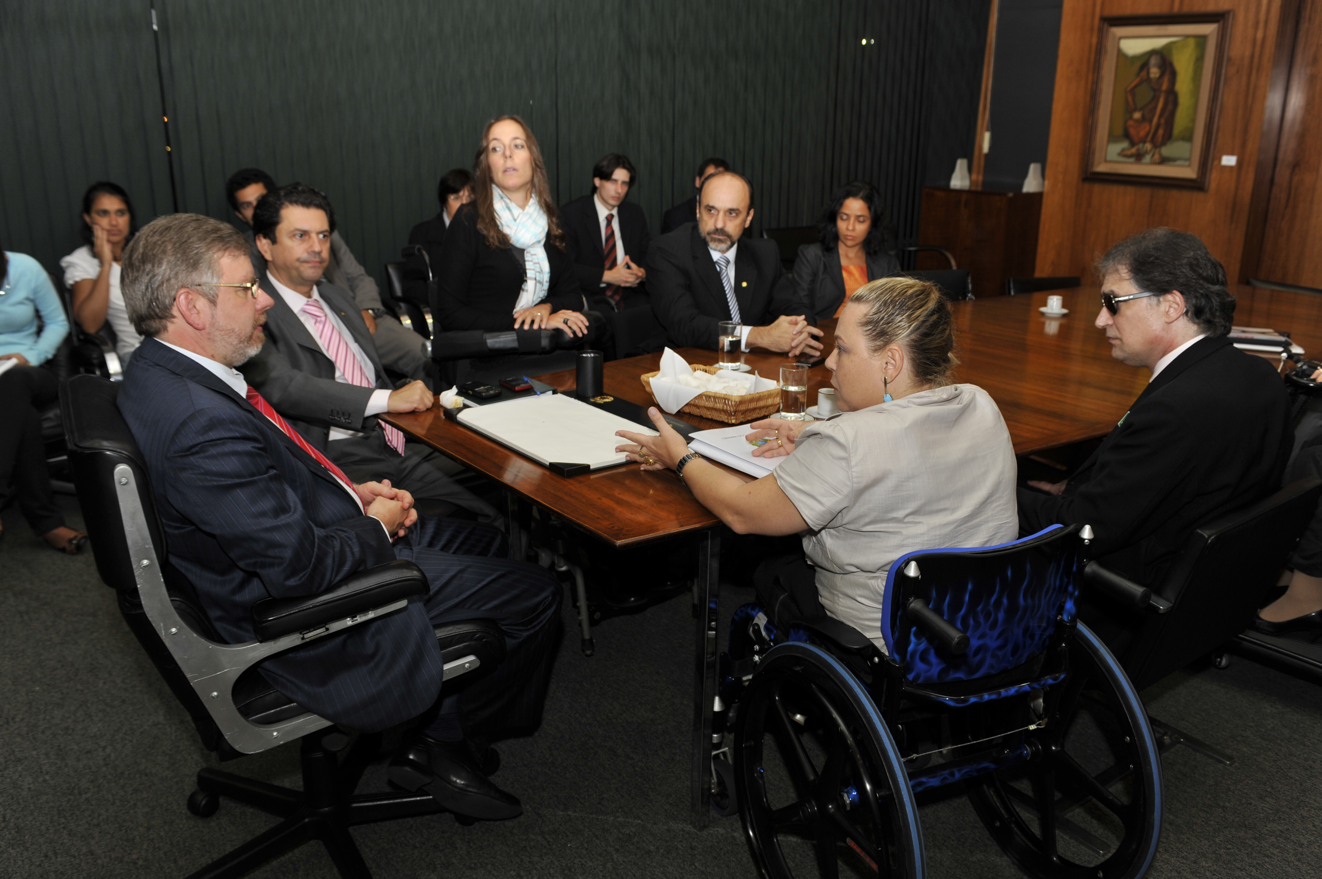 Marco Maia recebe a Frente Parlamentar Mista do Direito da Pessoa com Deficiência