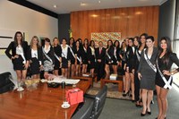 Marco Maia recebe candidatas a Miss Brasil