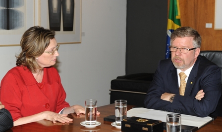 Marco Maia recebe ministra dos Direitos Humanos