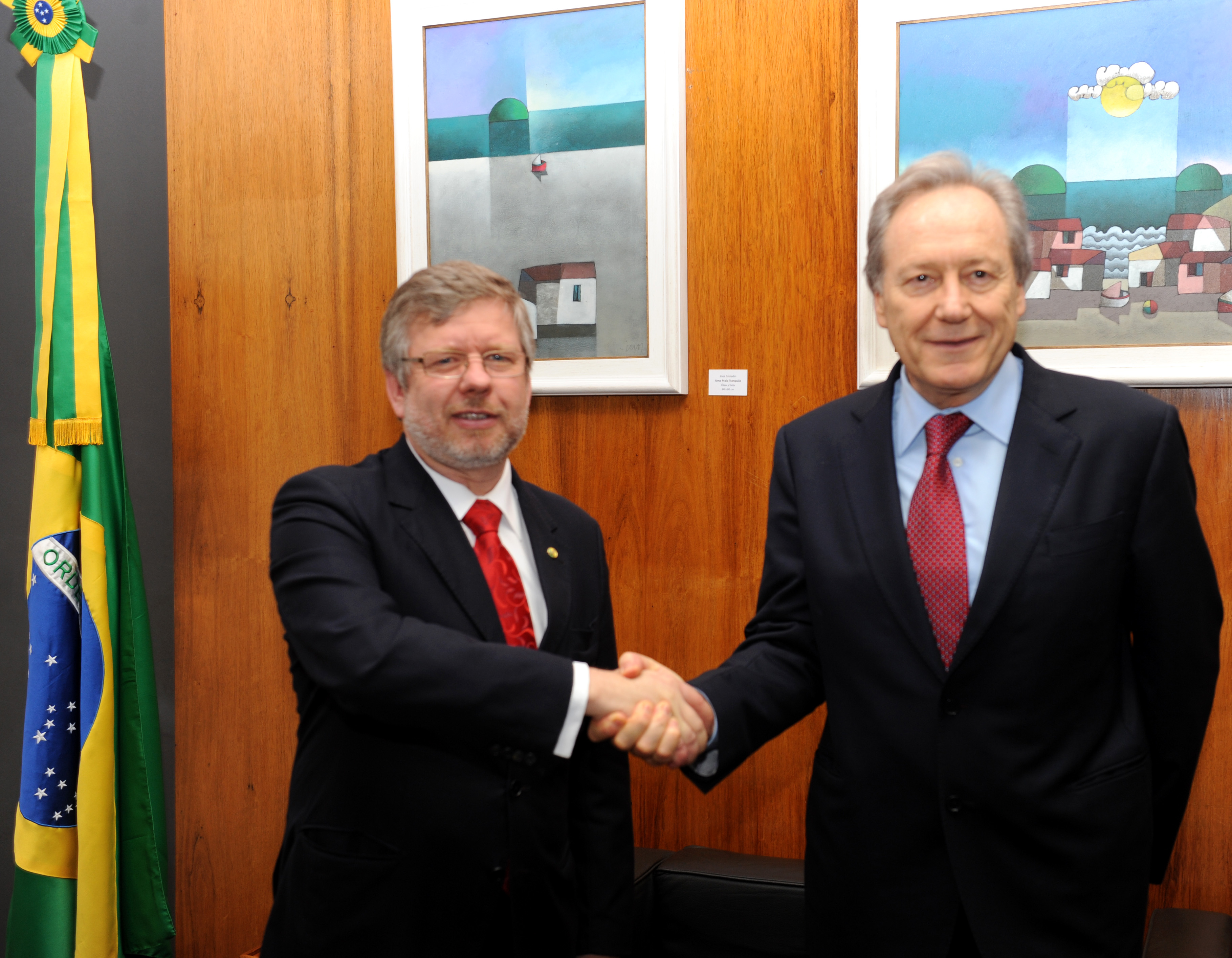  Marco Maia recebe ministro Lewandowski 