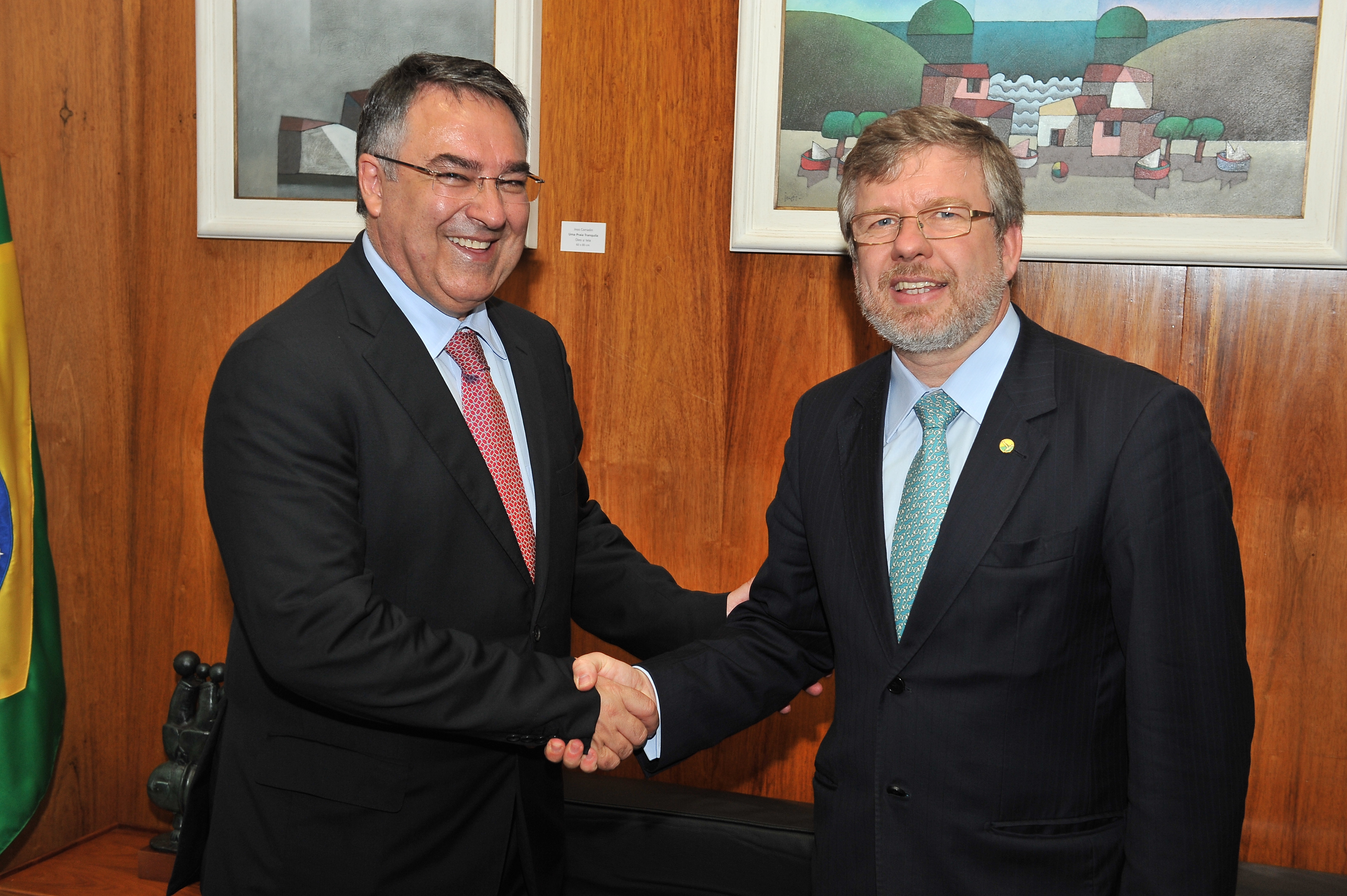 Marco Maia recebe o governador Raimundo Colombo