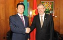 Marco Maia recebe o vice-presidente da Assembleia Popular chinesa