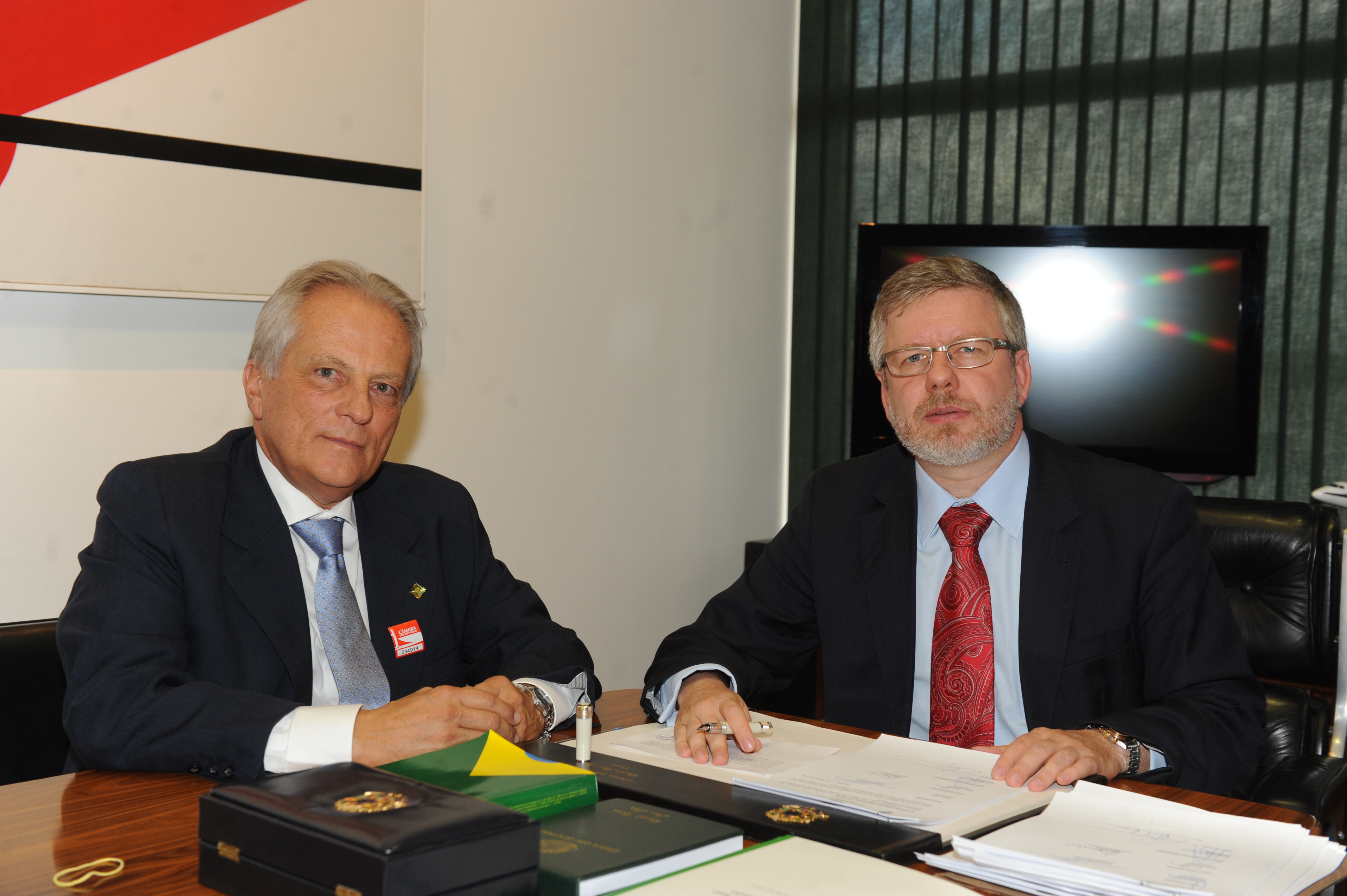 Marco Maia recebe presidente da Confederação das Associações Comerciais e Empresariais do Brasil