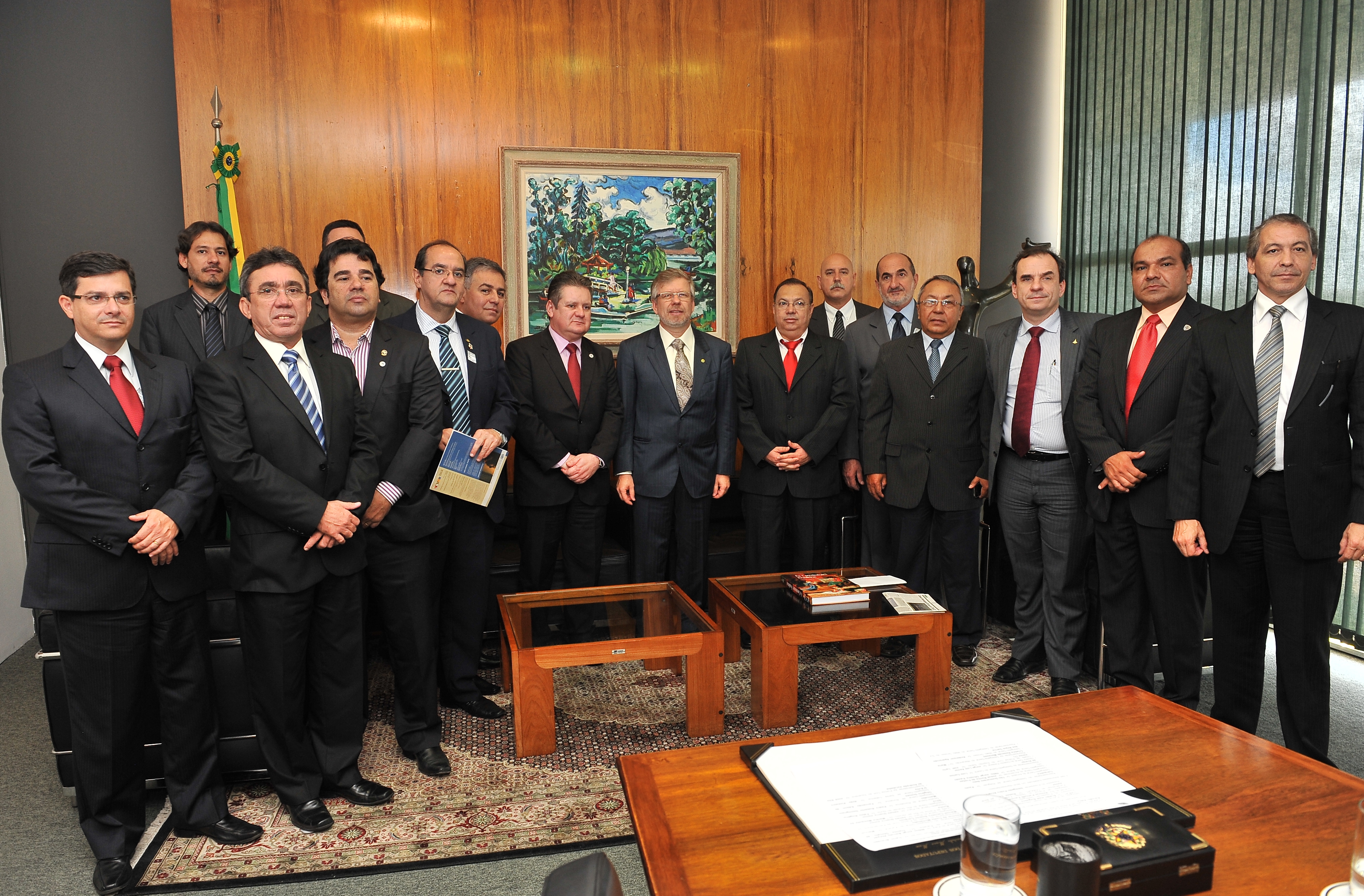 Marco Maia recebe presidente do Conselho Nacional dos Chefes de Polícia Civil