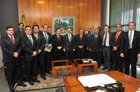 Marco Maia recebe presidente do Conselho Nacional dos Chefes de Polícia Civil