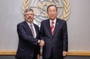 Marco Maia reúne-se com Ban Ki-moon na ONU